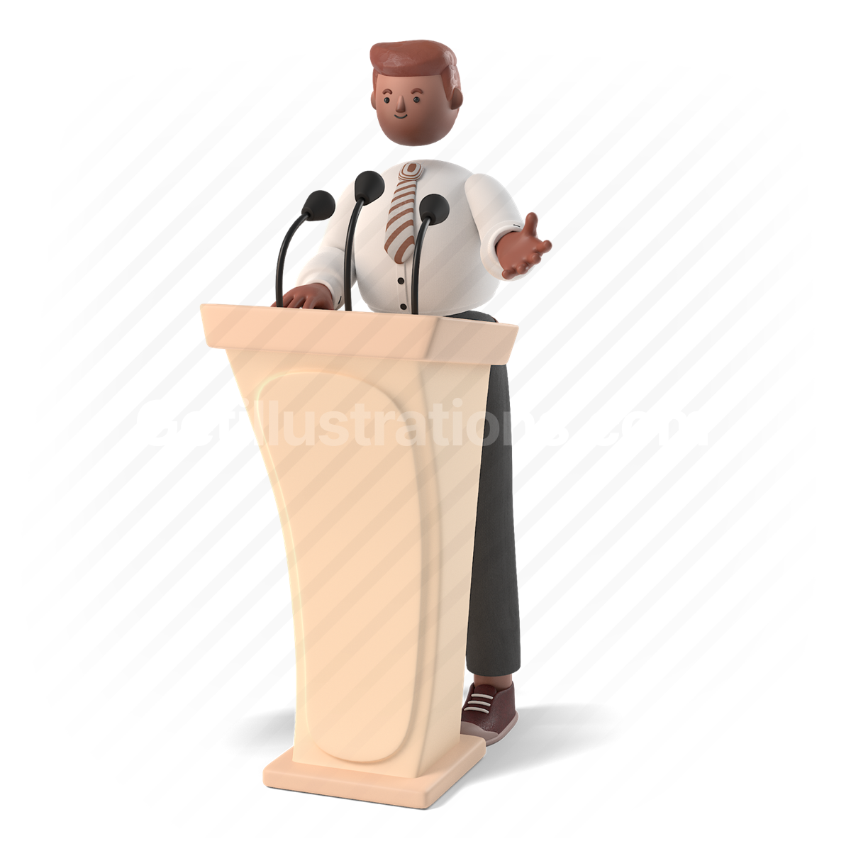 3d, people, person, character, speech, man, african american